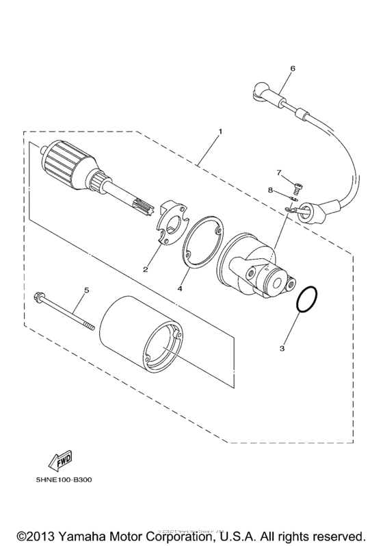 Starting motor