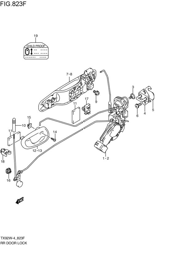 rear door lock