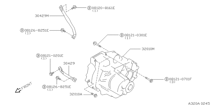 Manual transmission, transaxle & fitting