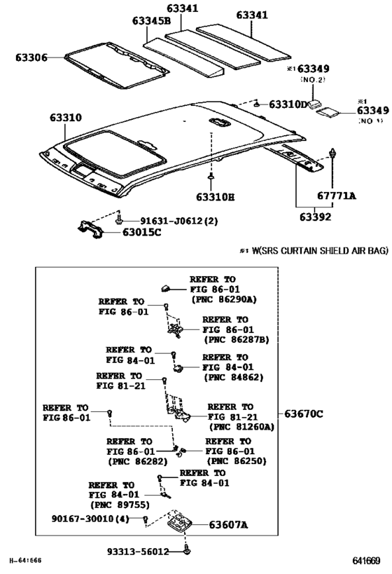 Roof Headlining & Silencer Pad