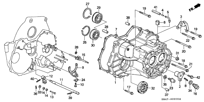 Transmission housing