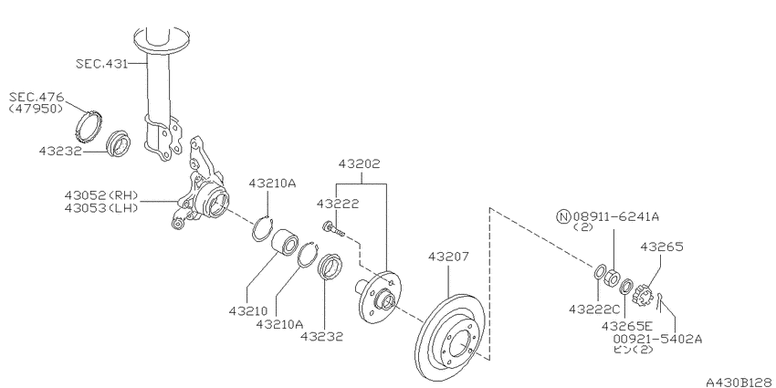 Rear axle