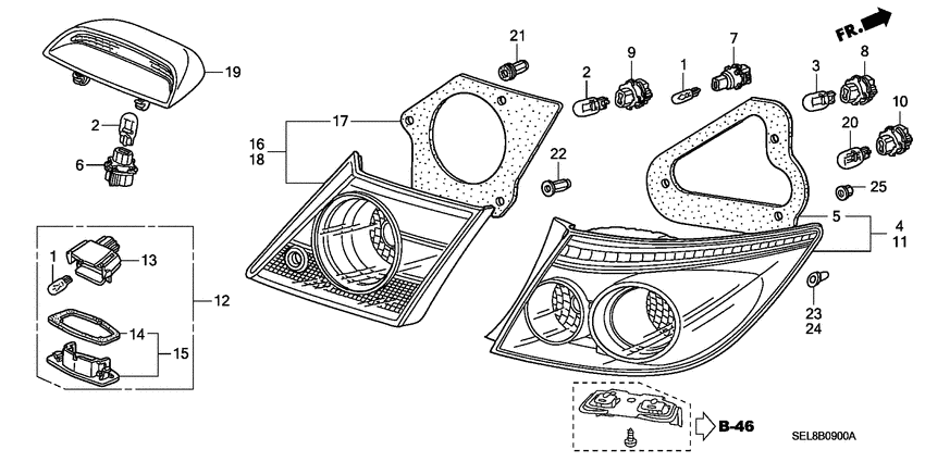 Taillight/license light