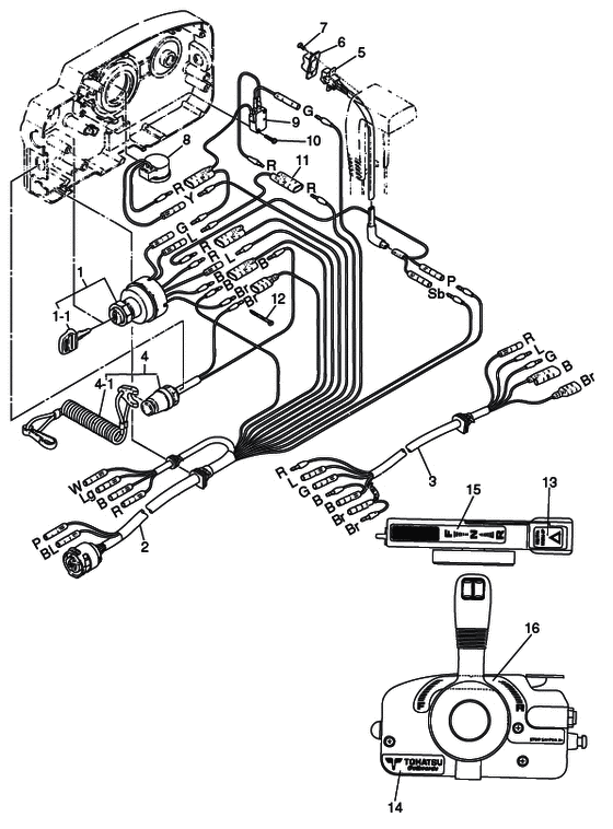 Component parts of remote control box assy. (electrical parts)