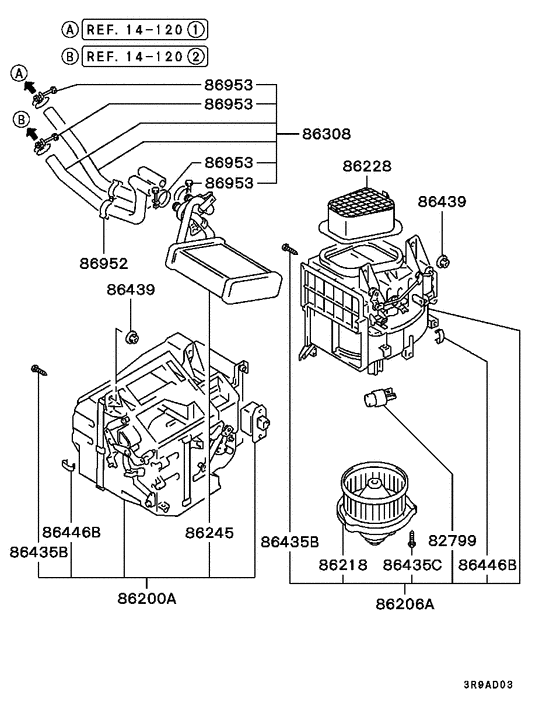 Heater unit & piping