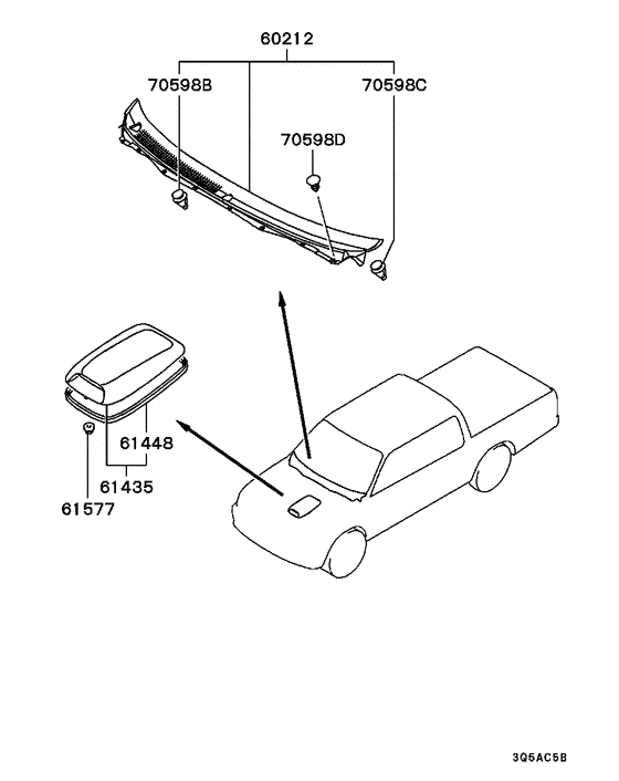 Front garnish & moulding