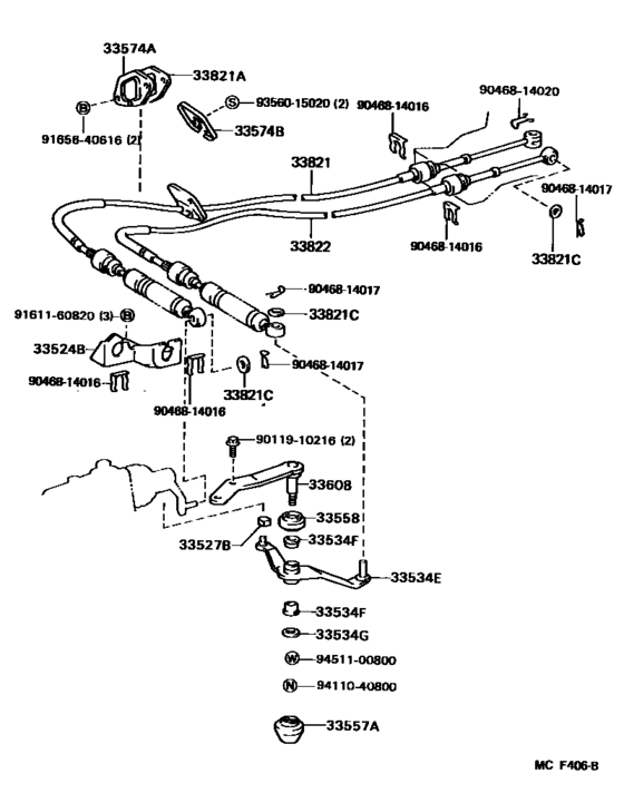 Shift Lever & Retainer