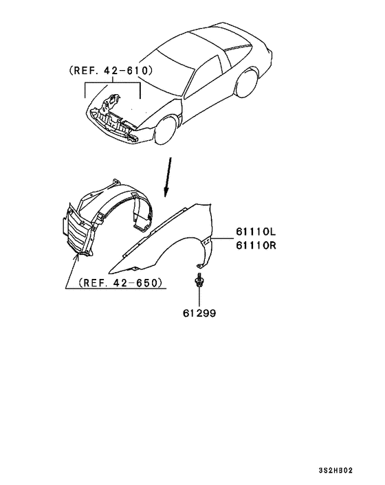 Fender & front end cover