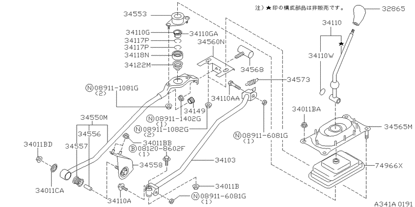 Transmission control & linkage