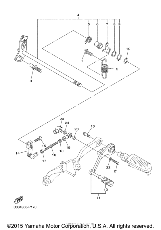 Shift shaft