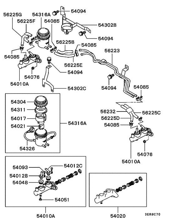 Brake master cylinder