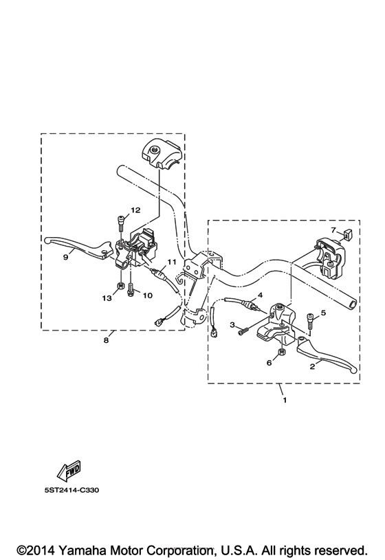 Handle switch & lever