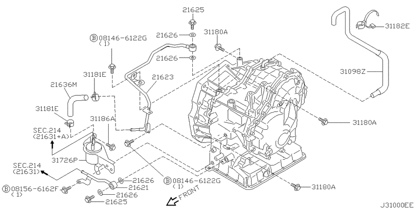 Auto transmission,transaxle & fitting