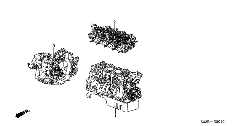 Engine assy./ transmission assy.