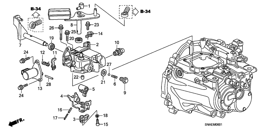 Shift arm/shift lever