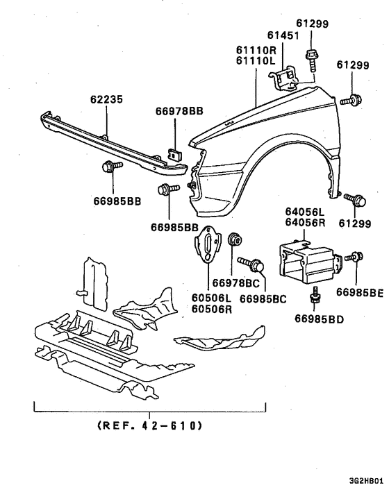 Fender & front end cover