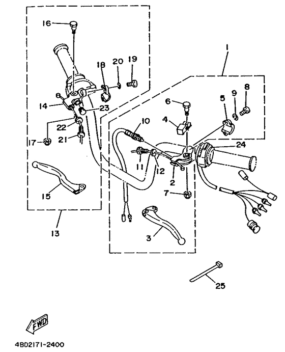 Handle switch & lever