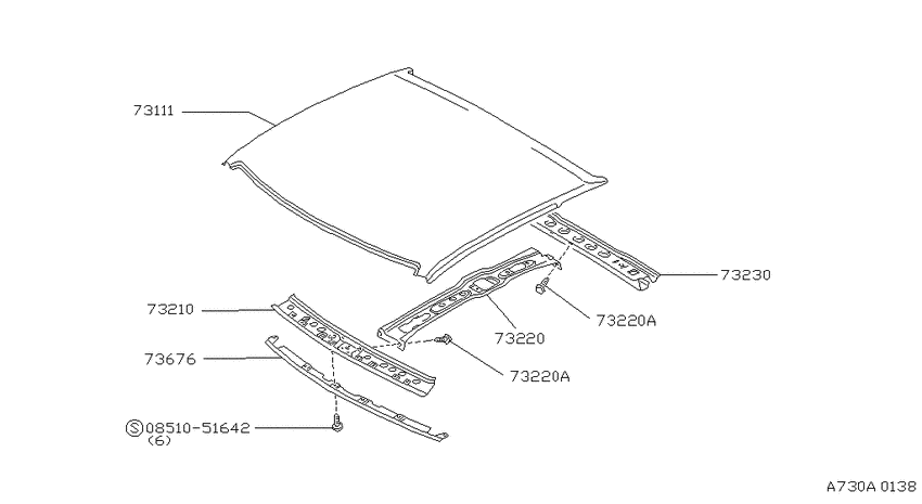 Roof panel & fitting
