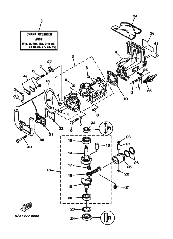 Cylinder & crankcase