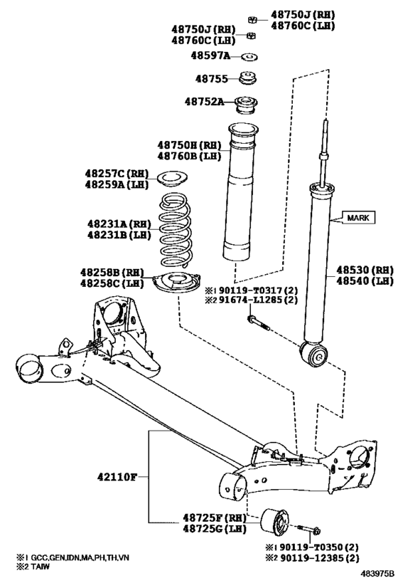 Rear Spring & Shock Absorber