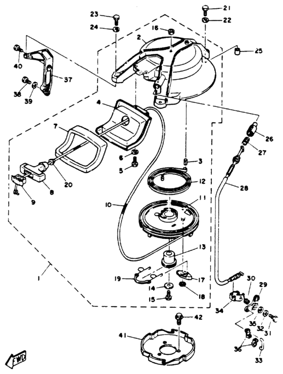 Manual starter