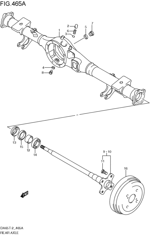 rear axle