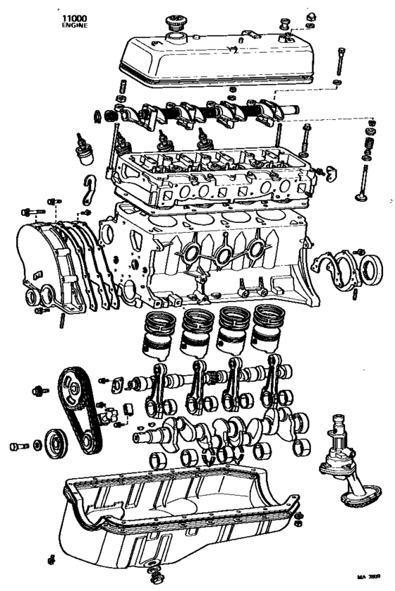 Partial Engine Assembly