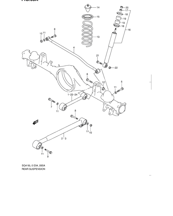 Rear suspension