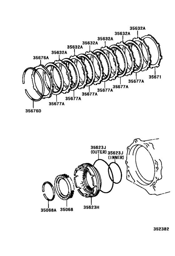 Brake No.3, 1St & Reverse Brake (Atm)
