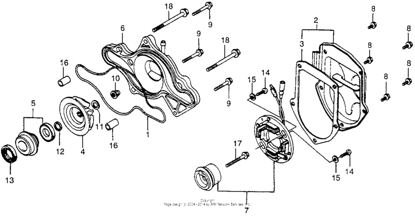 Water pump + c.d.i. pulser