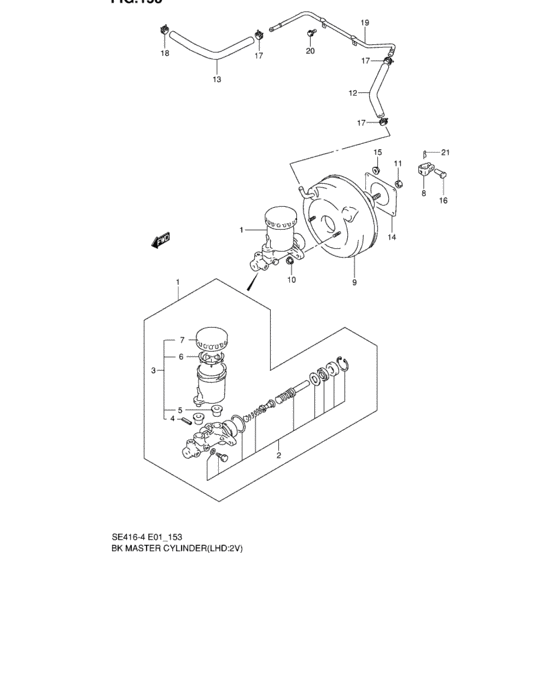 Brake master cylinder