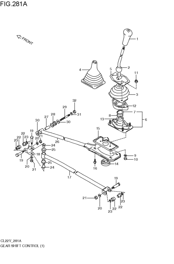 gearlever control