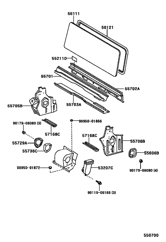Cowl Panel & Windshield Glass