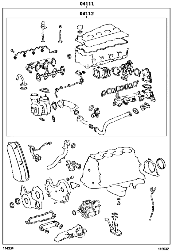 Engine Overhaul Gasket Kit