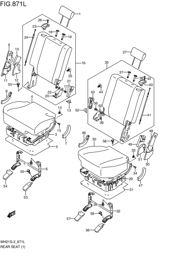 rear seat