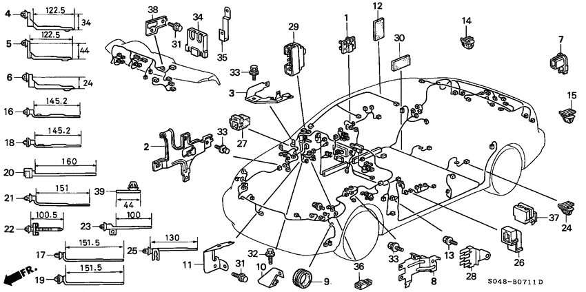 Harness band/bracket