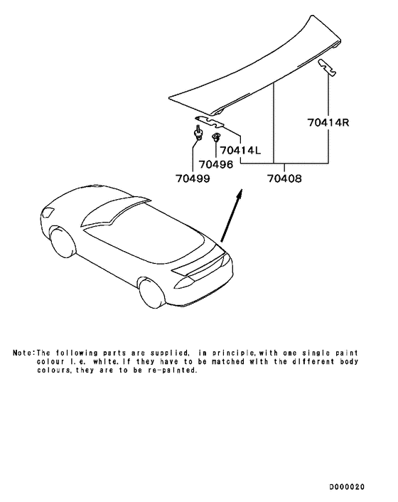 Rear garnish & moulding