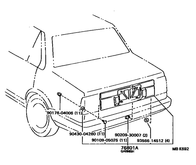 Rear Moulding