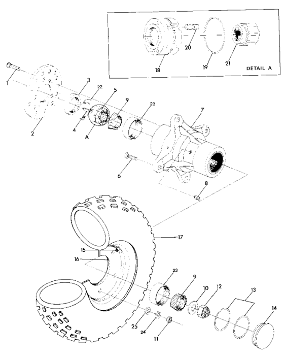 Front wheel assembly