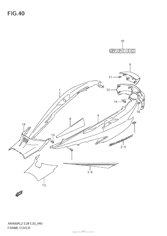 Frame Cover (An400A L2 E33)