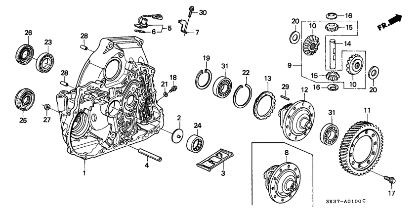 Torque converter housing