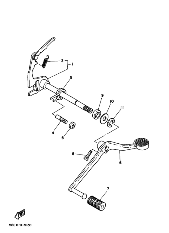 Shift shaft