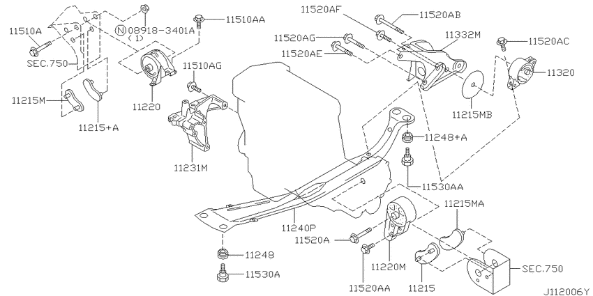 Engine & transmission   mounting