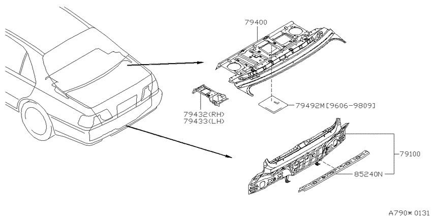 Rear panel & fitting