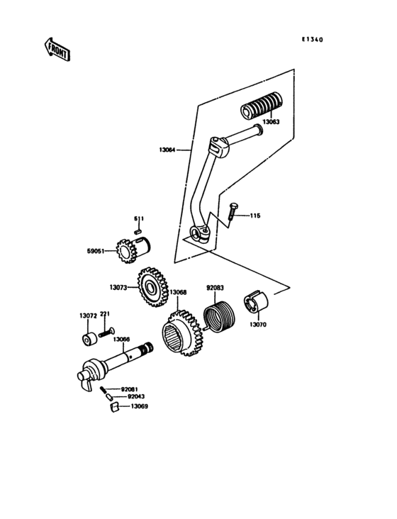 Kickstarter mechanism