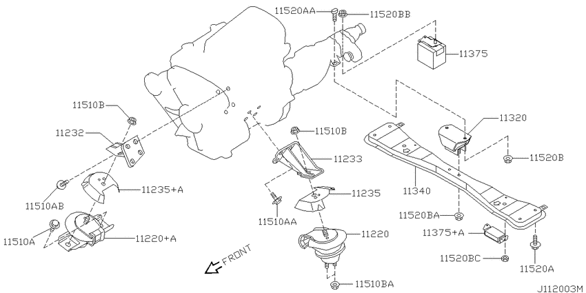 Engine & transmission   mounting