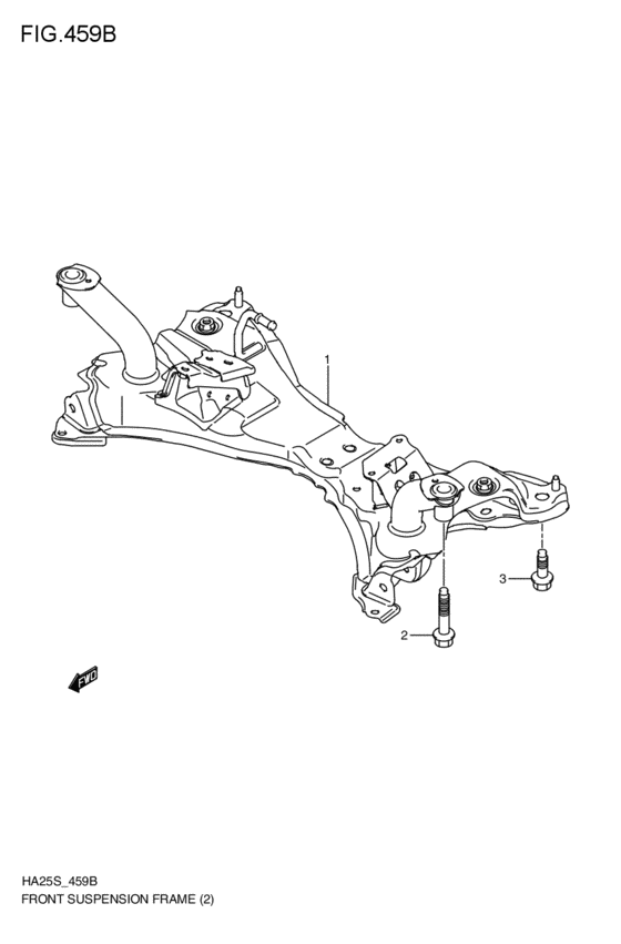 front suspension frame