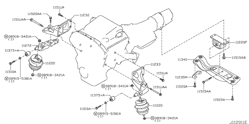 Engine & transmission   mounting