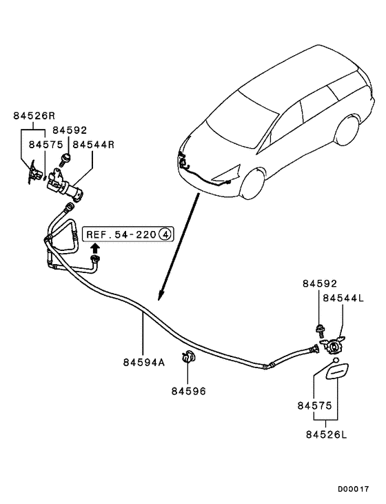 Headlamp wiper & washer