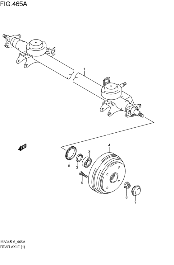 rear axle